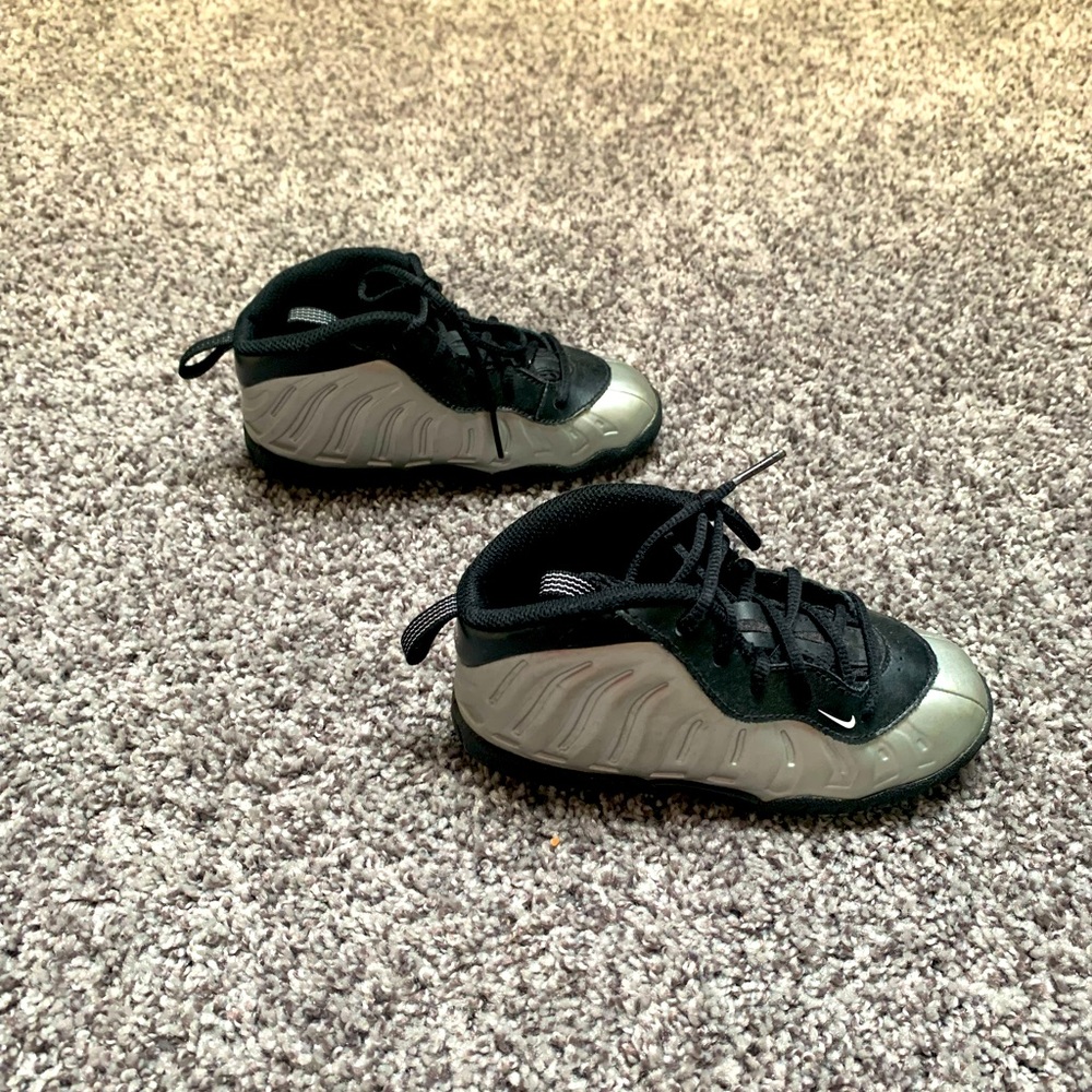 Nike Little Posite One chrome
